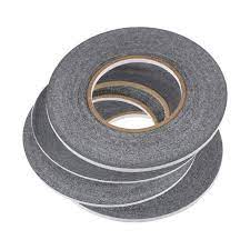 Скотч двусторонний воздушный 5mm*1mm 10m green (черный)