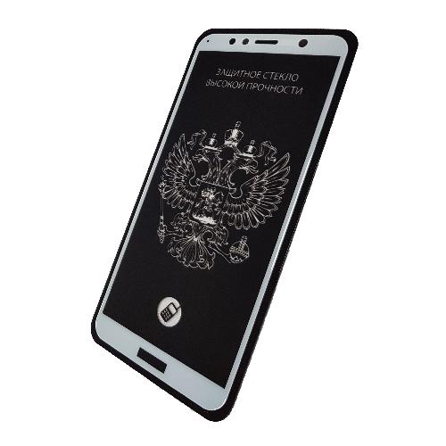 Защитное стекло телефона Honor 7A Pro/7C/Y6 (2018)/Y6 Prime (2018) Full (тех упак) белое