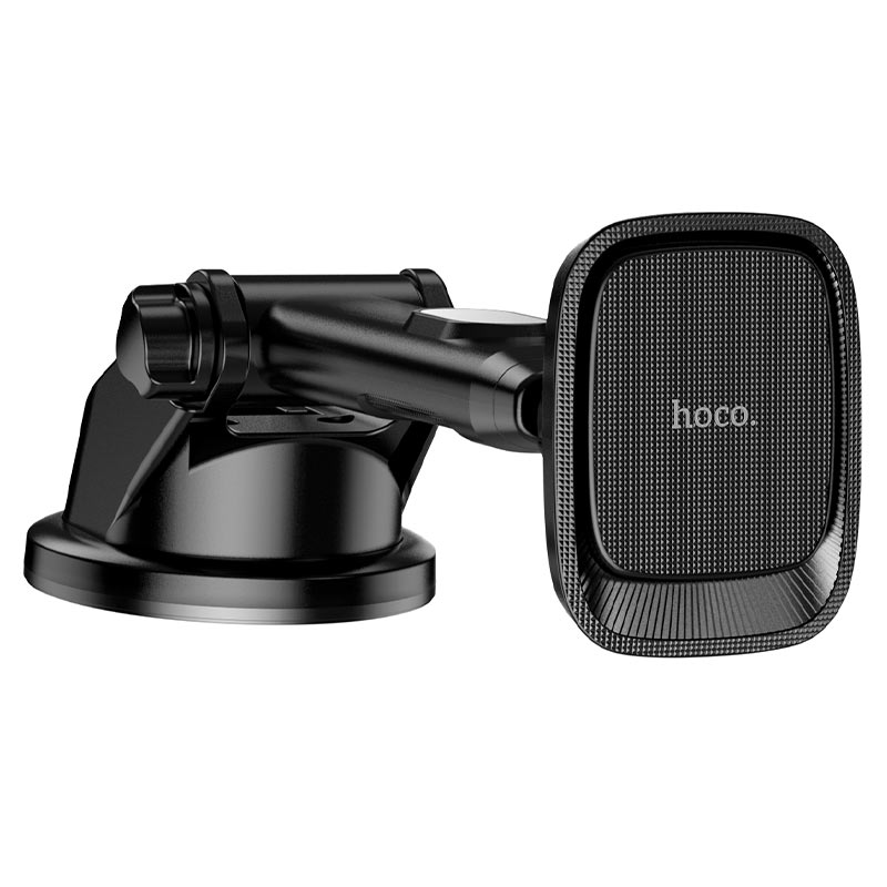 Автомобильный держатель Hoco CA116 магнитный черный (крепление на панель, стекло)