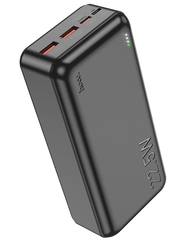 Внешний аккумулятор Power Bank 30000 mAh Hoco J101B черный