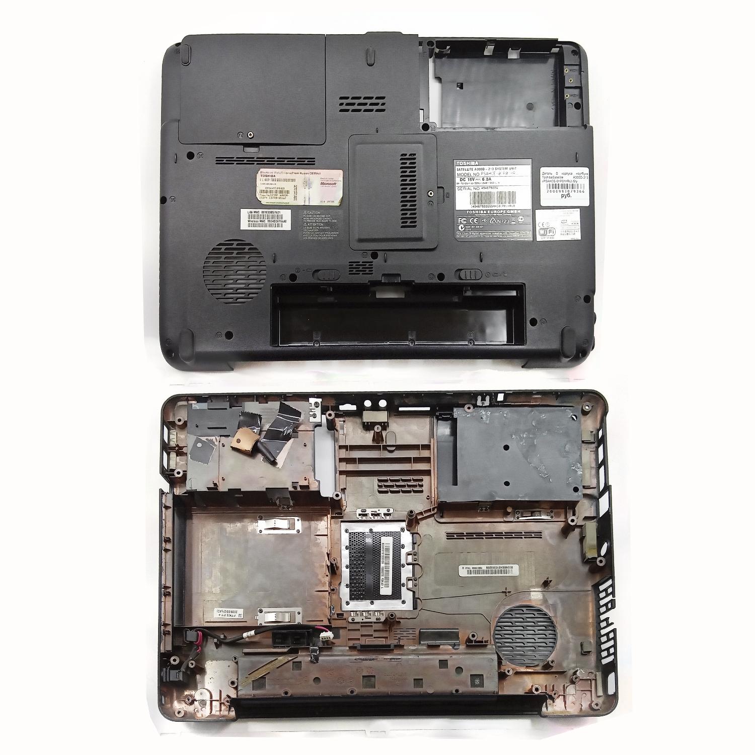 Деталь D корпуса ноутбука Toshiba Satellite A300D-213 (PSAHCE-01P01HRU) б/у