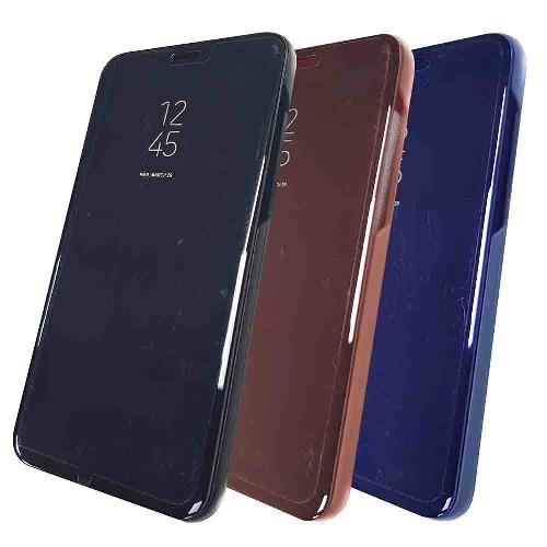 Чехол книжка телефона Huawei Y7 Prime 2018 зеркальная крышка