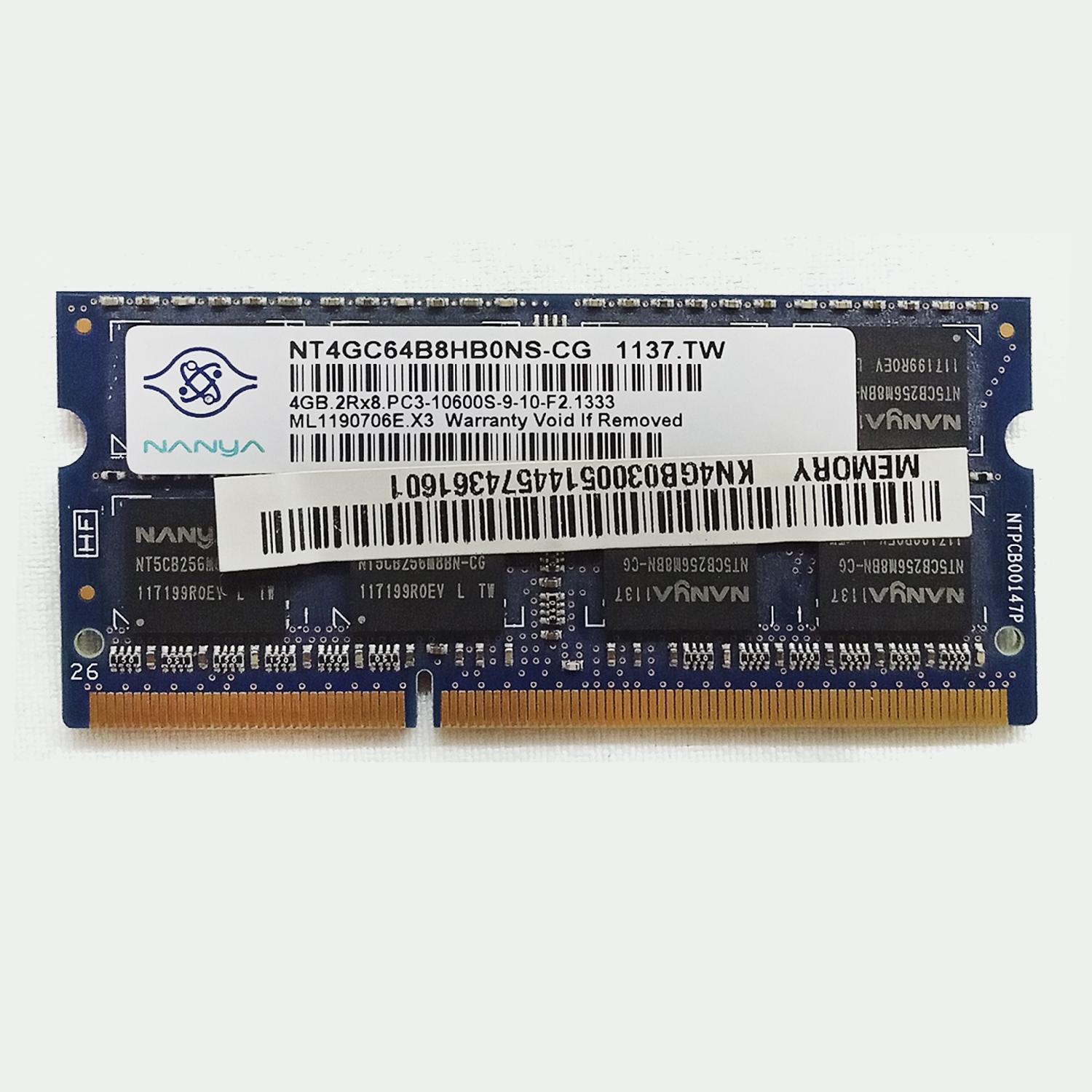 Оперативная память Nanya DDR3 4gb NT4GC64B8HB0NS-CG б/у